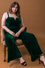 Load image into Gallery viewer, BLOW A KISS VELVET JUMPSUIT
