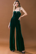 Load image into Gallery viewer, BLOW A KISS VELVET JUMPSUIT
