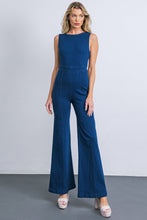Load image into Gallery viewer, KISS AND WON&#39;T TELL DENIM JUMPSUIT
