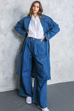 Load image into Gallery viewer, ALL THE BUZZ WASHED DENIM PANTS
