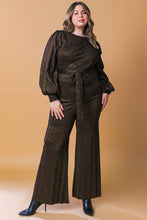 Load image into Gallery viewer, STUNNING STANCE METALLIC SWEATER TUNIN AND PANT SET
