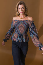 Load image into Gallery viewer, BOHO RAINBOW WOVEN TOP

