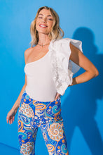 Load image into Gallery viewer, DREAMWORLD OFF THE SHOULDER WOVEN BODYSUIT

