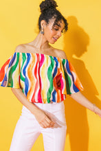 Load image into Gallery viewer, DON'T STOP THE PARTY WOVEN TOP
