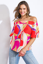 Load image into Gallery viewer, HOME OF THE FREE WOVEN TOP
