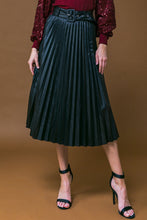 Load image into Gallery viewer, YOU FILL MY LIFE WITH LEATHER MIDI SKIRT
