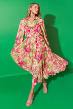 Load image into Gallery viewer, RUN AWAY TOGETHER WOVEN MIDI DRESS
