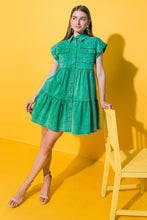 Load image into Gallery viewer, NO DULL MOMENTS DENIM MINI DRESS
