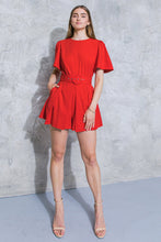 Load image into Gallery viewer, ALL THAT LOVE WOVEN ROMPER
