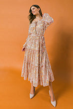 Load image into Gallery viewer, LOST IN THIS MOMENT WOVEN MIDI DRESS
