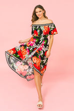 Load image into Gallery viewer, WHAT I LIKE ABOUT YOU FLORAL MIDI DRESS
