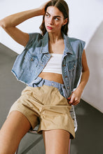 Load image into Gallery viewer, CLAIM TO FAME DENIM VEST
