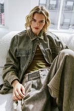Load image into Gallery viewer, STUCK IN YOUR WAYS DENIM TOP
