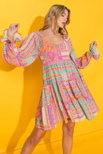 Load image into Gallery viewer, REDEEMING LOVE WOVEN MINI DRESS
