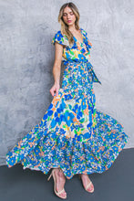 Load image into Gallery viewer, KEEP BLOOMING WOVEN MAXI DRESS
