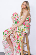 Load image into Gallery viewer, PULLING HEARTSTRINGS WOVEN MAXI DRESS
