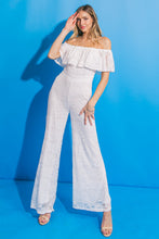 Load image into Gallery viewer, FATE INTERVENES WOVEN LACE JUMPSUIT
