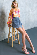 Load image into Gallery viewer, MOMENT MAKER ACID WASH SKORT
