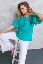Load image into Gallery viewer, LOVED ALWAYS WOVEN TOP
