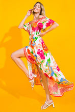 Load image into Gallery viewer, WHAT I LIKE ABOUT YOU FLORAL MIDI DRESS
