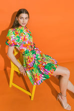 Load image into Gallery viewer, EVERYTHING TO ME FLORAL POPLIN MINI DRESS
