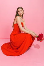 Load image into Gallery viewer, WATCH ME GO WOVEN HI-LO DRESS
