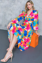 Load image into Gallery viewer, FIND YOUR FLOWERS WOVEN MIDI DRESS
