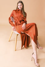 Load image into Gallery viewer, IT'S YOUR PLACE WOVEN MIDI DRESS
