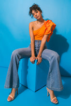 Load image into Gallery viewer, DREAMWORLD OFF THE SHOULDER WOVEN BODYSUIT
