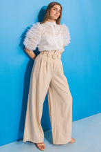 Load image into Gallery viewer, BEAUTIFUL OASIS IVORY WOVEN TOP
