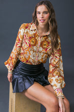 Load image into Gallery viewer, ON MY SIDE BROWN WOVEN TOP
