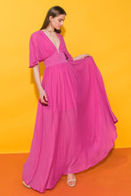 Load image into Gallery viewer, YOU FOUND MY HEART WOVEN MAXI DRESS
