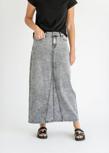 Load image into Gallery viewer, Genevieve A-line Denim Maxi Skirt
