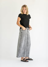 Load image into Gallery viewer, Genevieve A-line Denim Maxi Skirt
