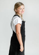 Load image into Gallery viewer, Girl&#39;s Aria Denim Overall Jumper Dress
