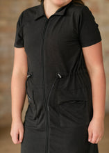 Load image into Gallery viewer, Girl&#39;s Scout Zip Front Midi Dress
