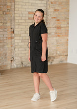Load image into Gallery viewer, Girl&#39;s Scout Zip Front Midi Dress
