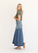 Load image into Gallery viewer, Holly Paneled Denim Maxi Skirt - FINAL SALE

