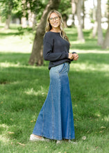 Load image into Gallery viewer, Holly Paneled Denim Maxi Skirt - FINAL SALE

