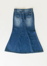 Load image into Gallery viewer, Jennifer A-Line Long Denim Skirt
