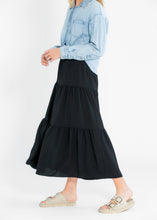 Load image into Gallery viewer, Jill Stretch Waist Tiered Maxi Skirt
