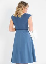 Load image into Gallery viewer, Kate Cap Sleeve Midi Dress
