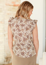 Load image into Gallery viewer, Leanne Ruffle Cap Sleeve Top
