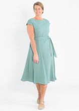 Load image into Gallery viewer, Lily Gauze Belted Midi Dress
