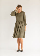 Load image into Gallery viewer, Luna Tiered Midi Dress
