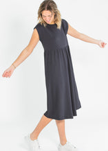 Load image into Gallery viewer, Olivia A-line Solid Midi Dress
