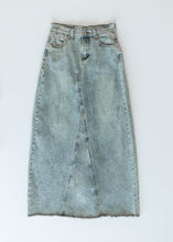 Load image into Gallery viewer, Piper A-line Long Denim Maxi Skirt

