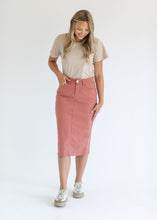 Load image into Gallery viewer, Remi Denim Midi Skirt
