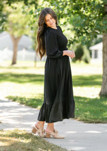 Load image into Gallery viewer, Renee Smocked Bodice Long Sleeve Maxi Dress
