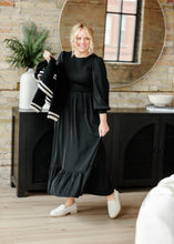 Load image into Gallery viewer, Renee Smocked Bodice Long Sleeve Maxi Dress
